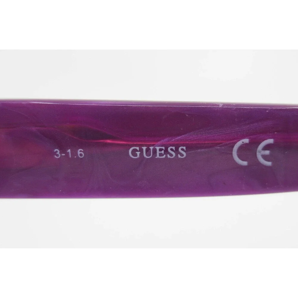 Guess GU7409 52E Tortoise Purple Cat Eye Eyeglasses Frames 54-15-135 Womens